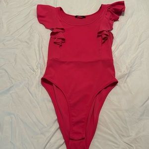 Pink SHEIN Bodysuit